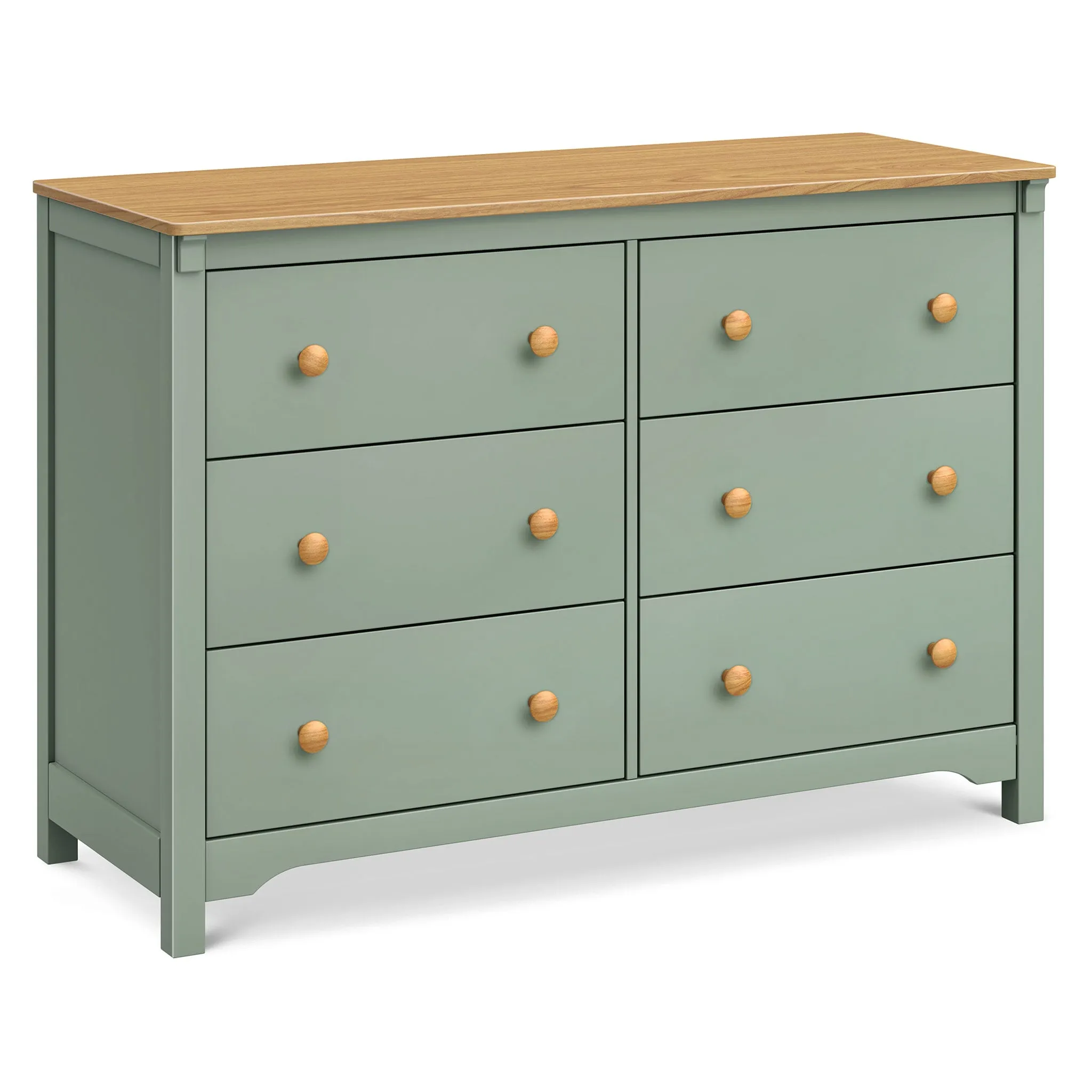 DaVinci Bureau 6 tiroirs Shea - Sauge  miel