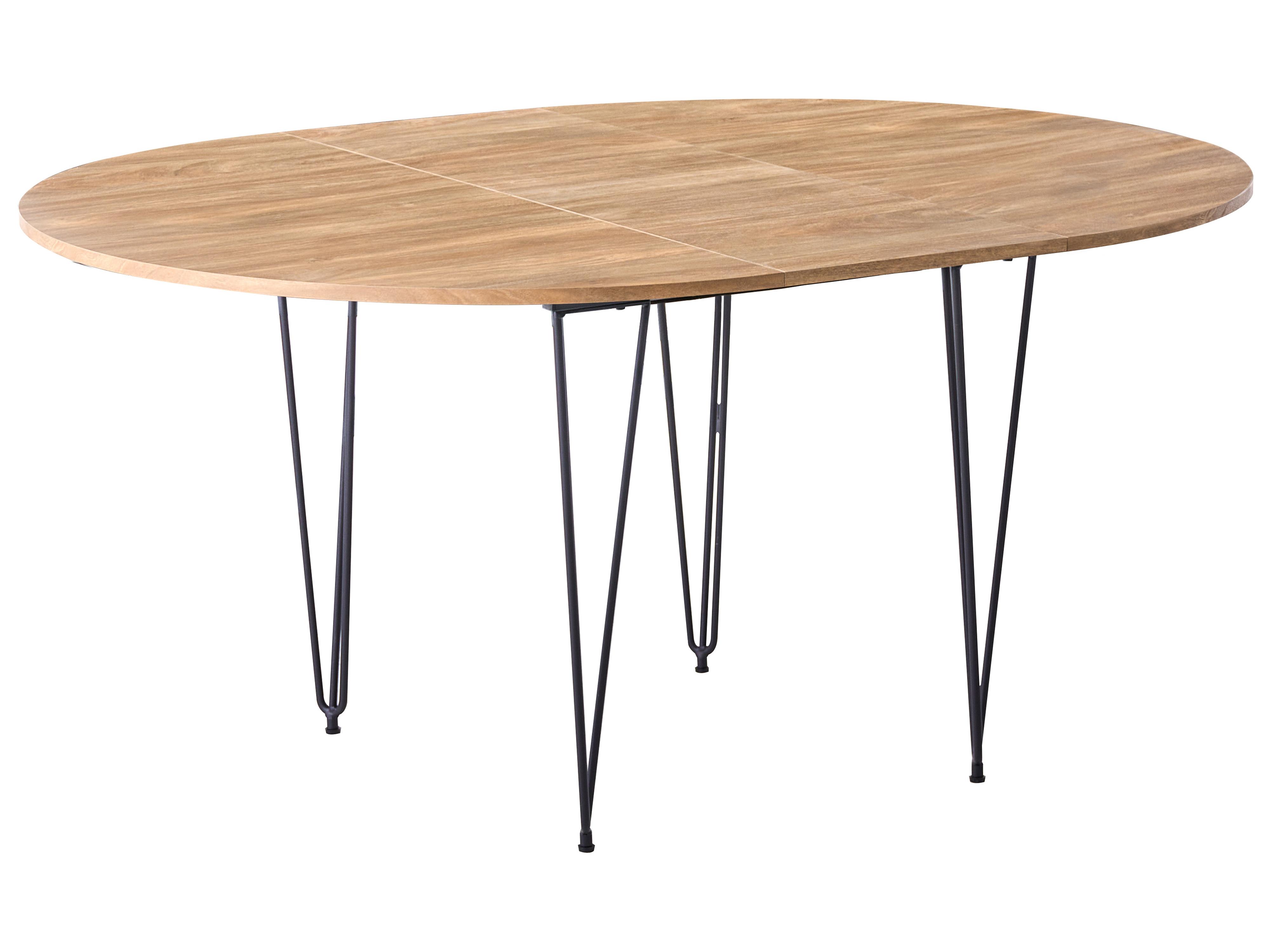 Eettafel uitschuifbaar LOUISE Bruin 120 cm 120/160 cm