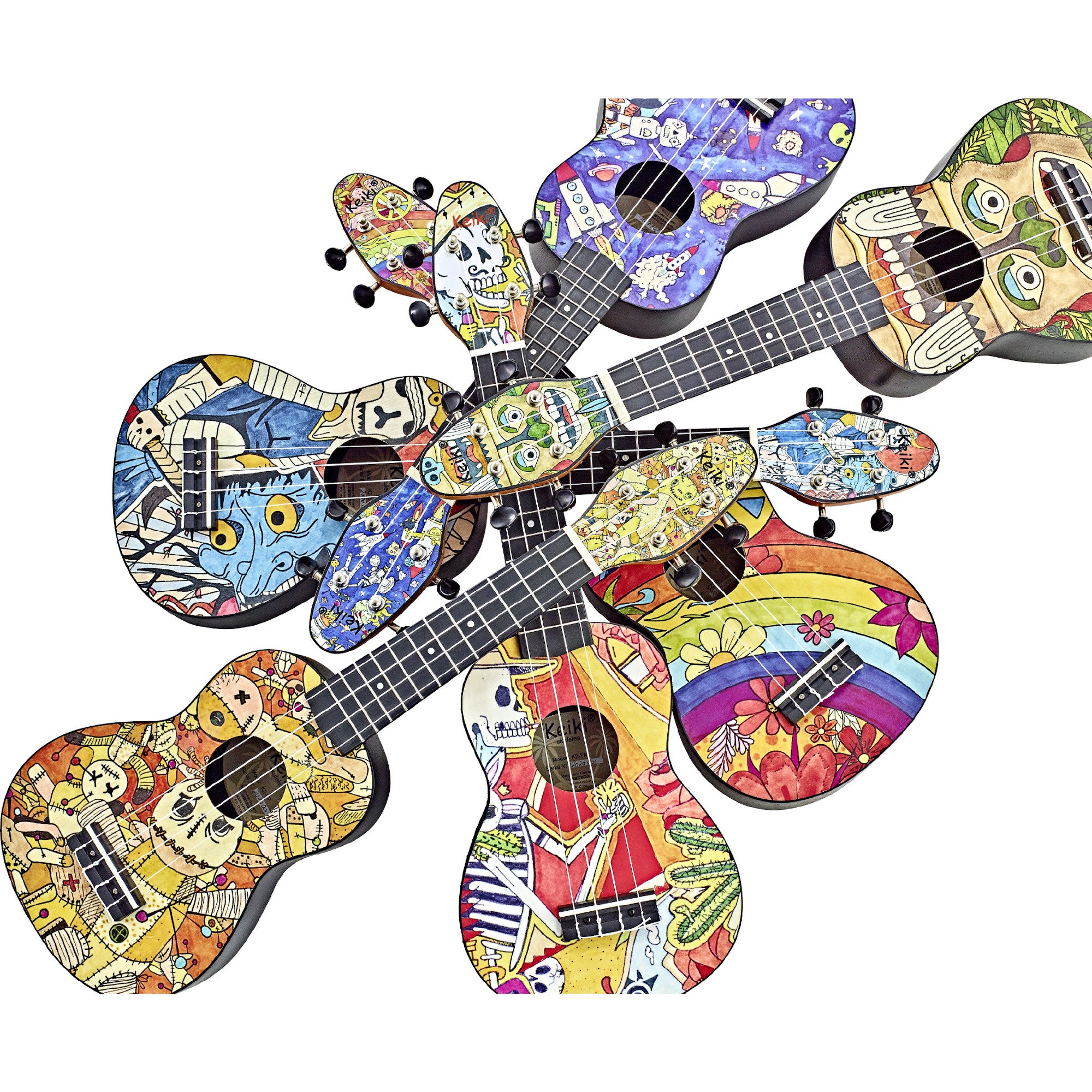 Ortega Keiki K2-SR Samurai ukelele set