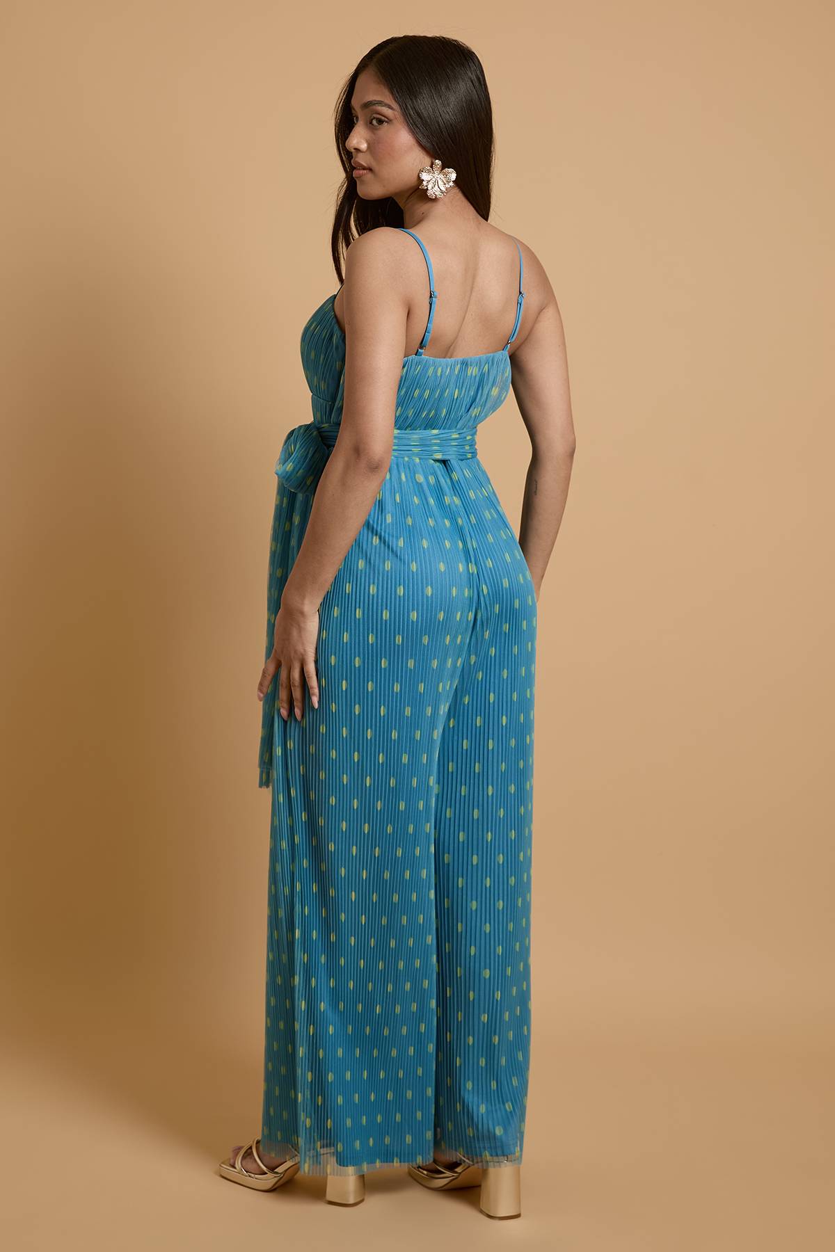 Oasis Combinaison Petite En Mesh Plissé Avec Détail Corset