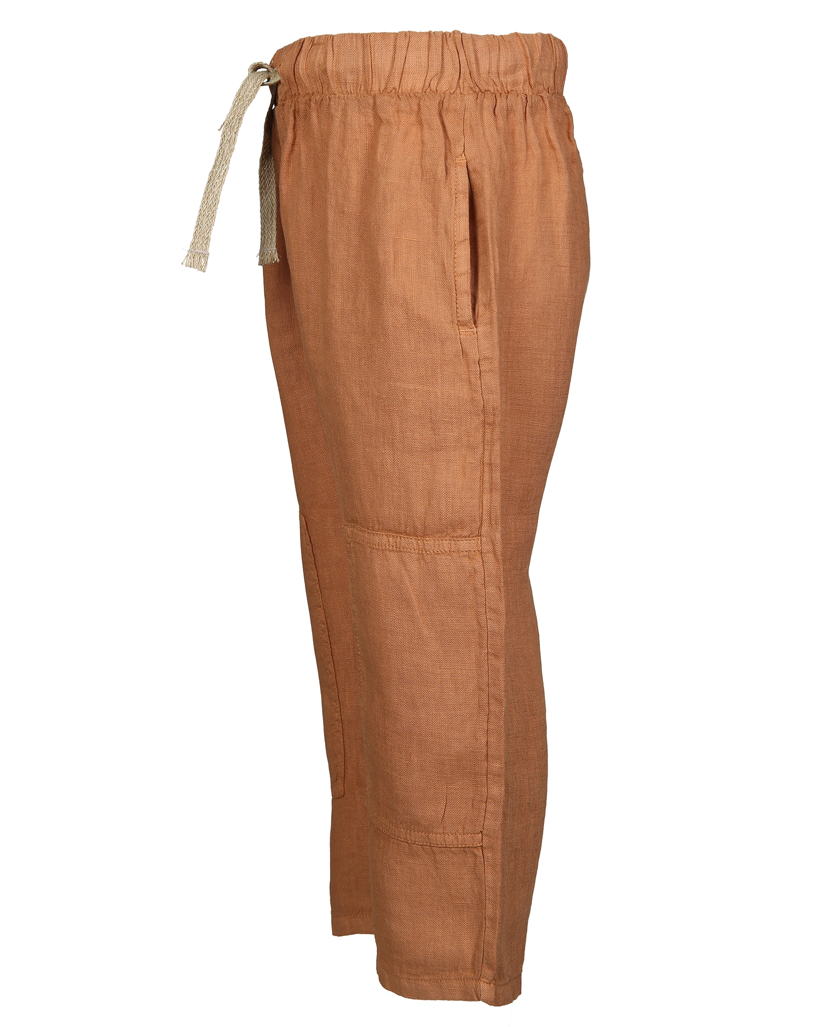 Leinen-Hose LUANA in braun