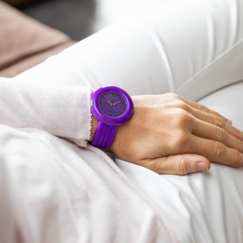 Montre Femme M. JOHN bracelet Silicone Violet