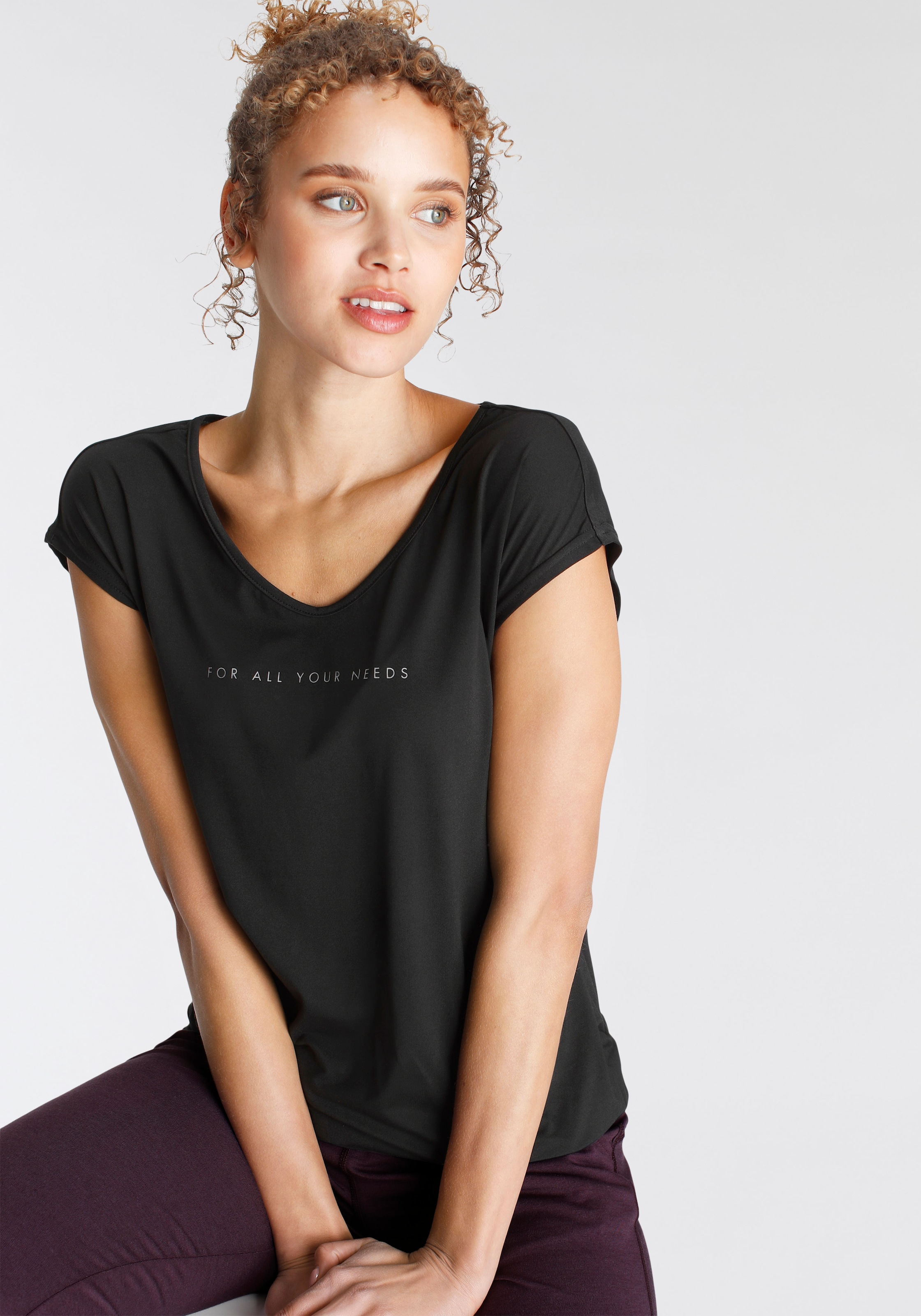 FAYN SPORTS Funktionsshirt »Cuffed Tee«, atmungsaktiv,  schnell trocknend,  aus Jerseystoff