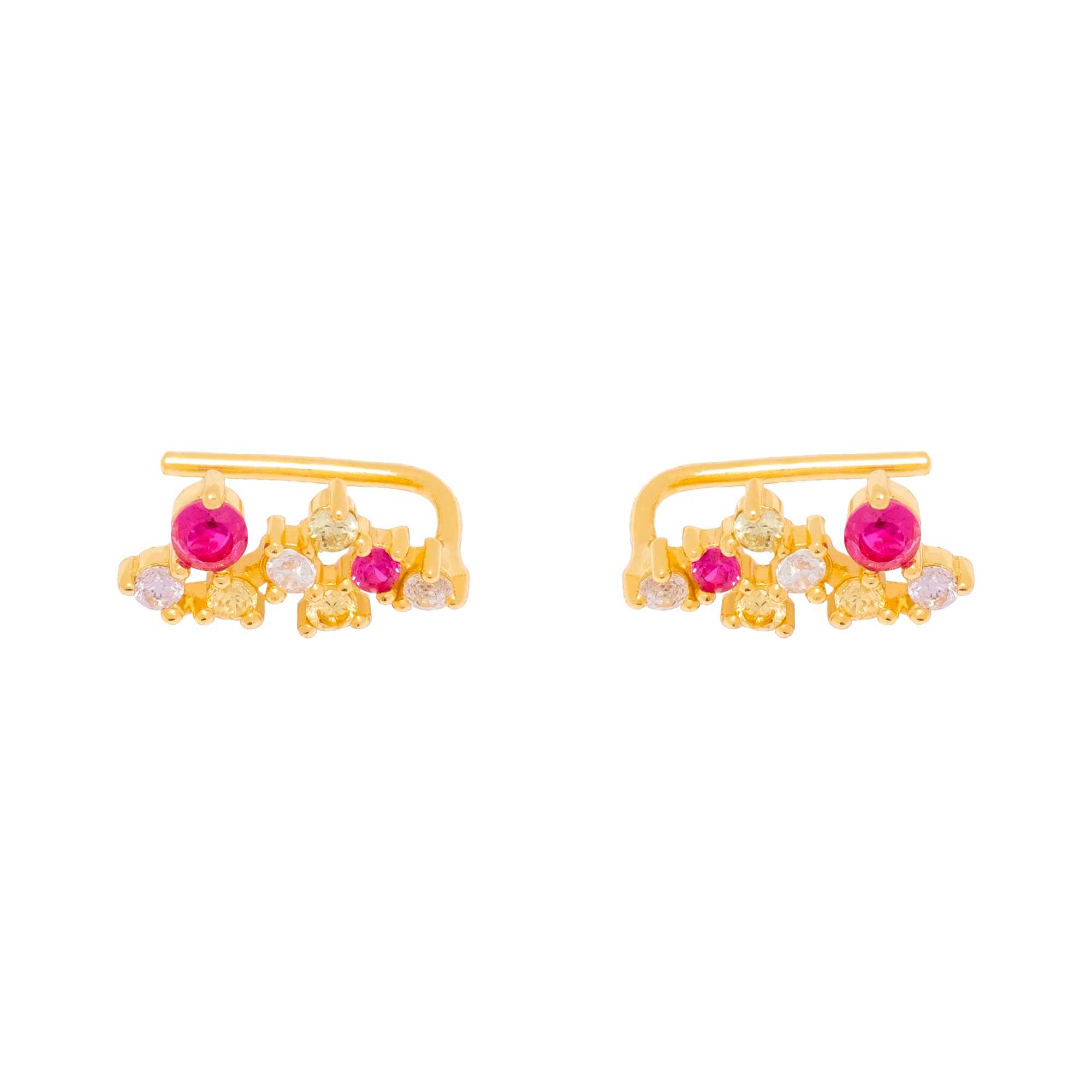 JASMINE - Les boucles d'oreilles grimpantes | Rose