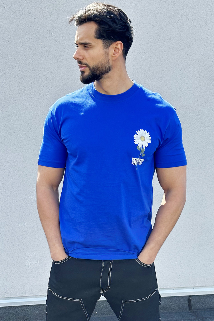 T-shirt fleurs 