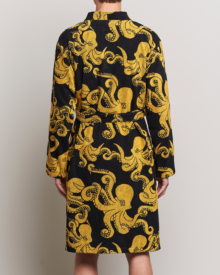 OAS Terry Robe Black Octo
