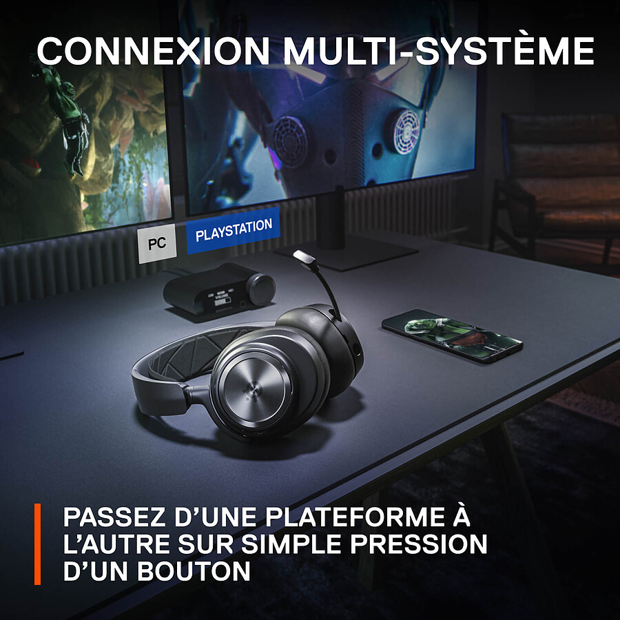 SteelSeries Arctis Nova Pro Wireless - Blanc