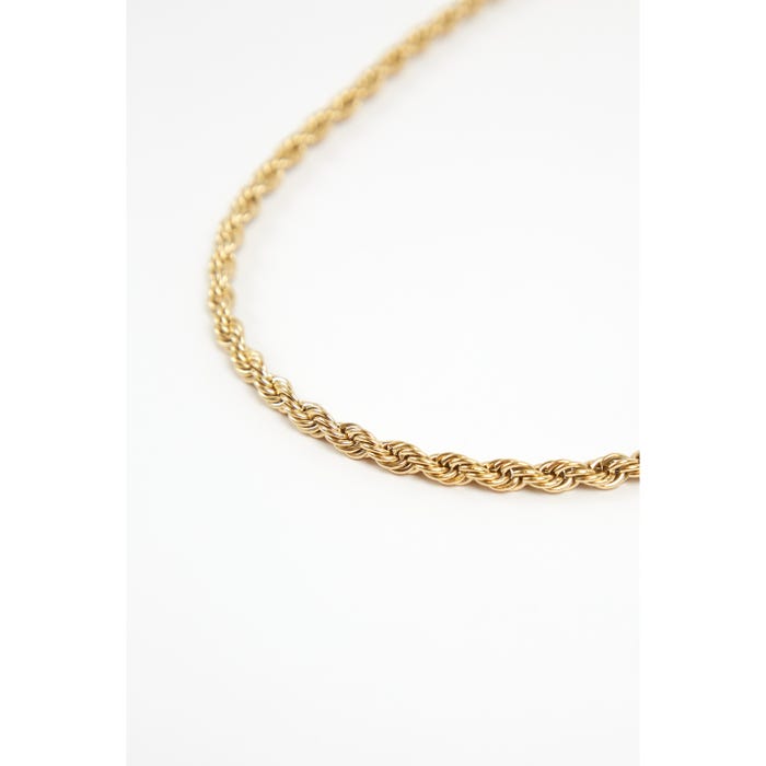 Veritas-Halsketting twist stainless steel