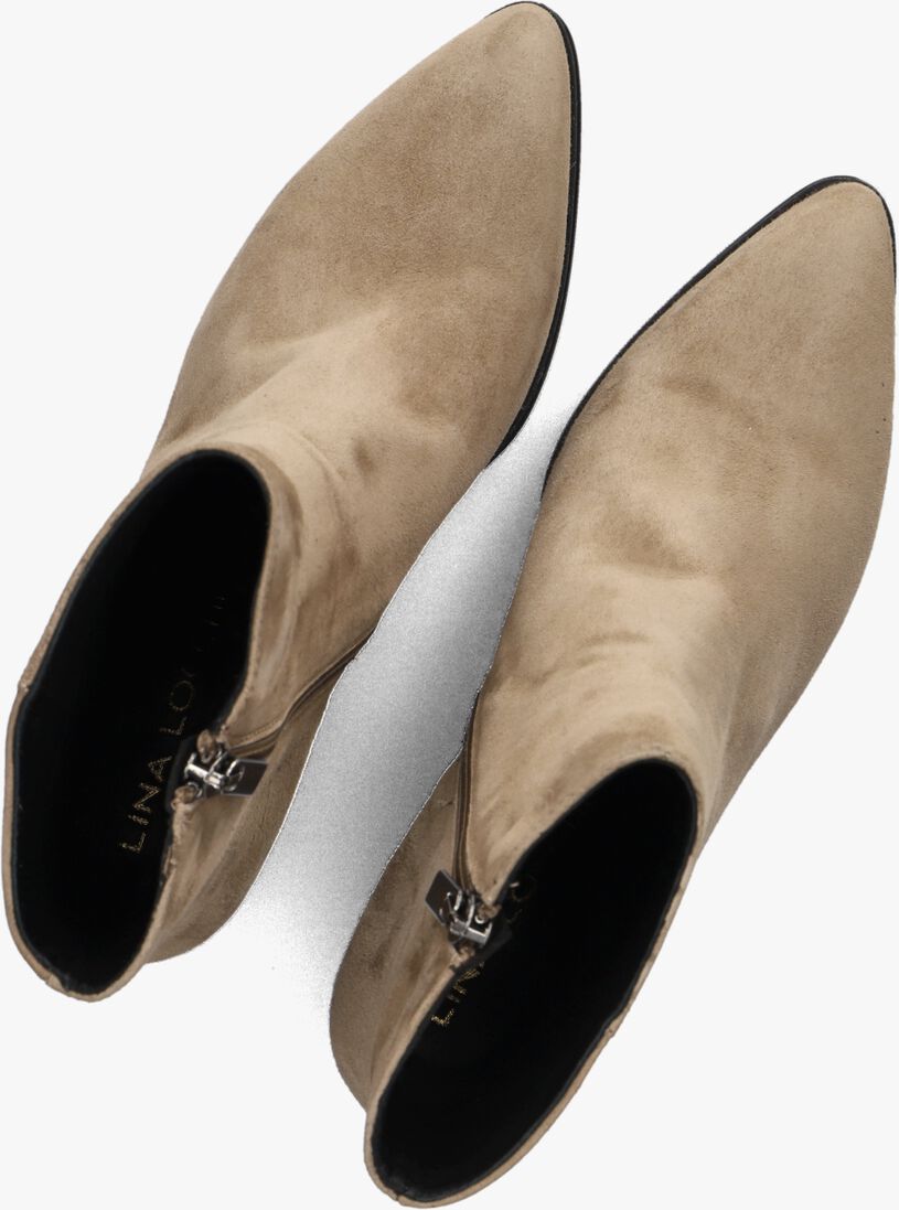 taupe lina locchi enkellaarsjes at 156