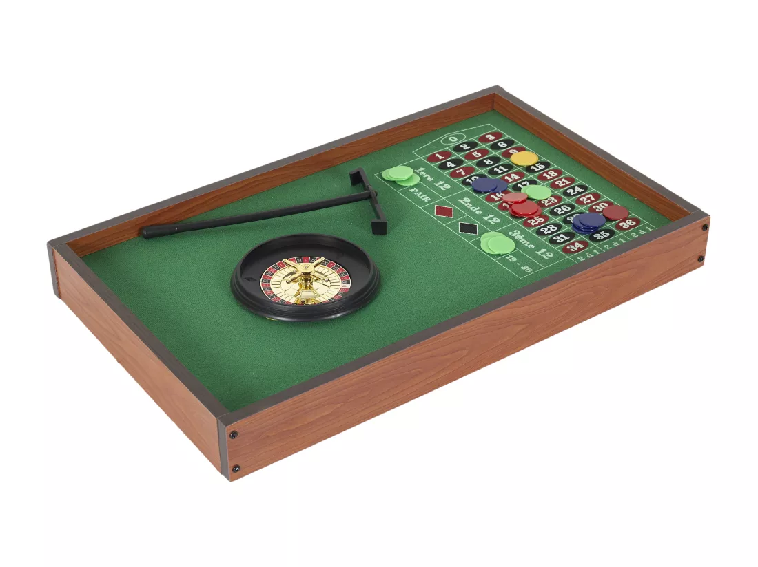 Jeu De Casino 2en1 Black Jack Et Roulette