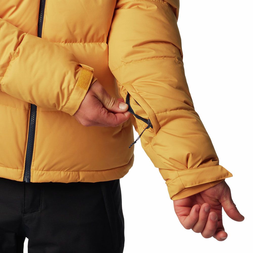 Columbia ICELINE RIDGE - Doudoune ski Homme yellow