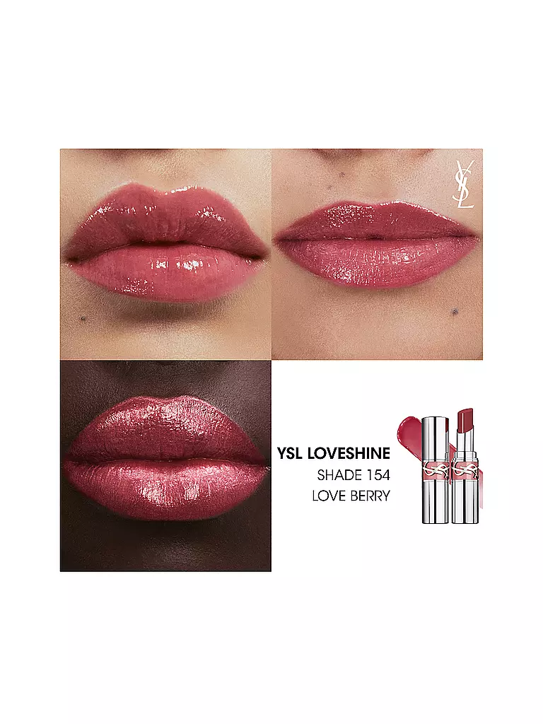YVES SAINT LAURENT Loveshine Lippenstift (154 Pink in Shine) beere
