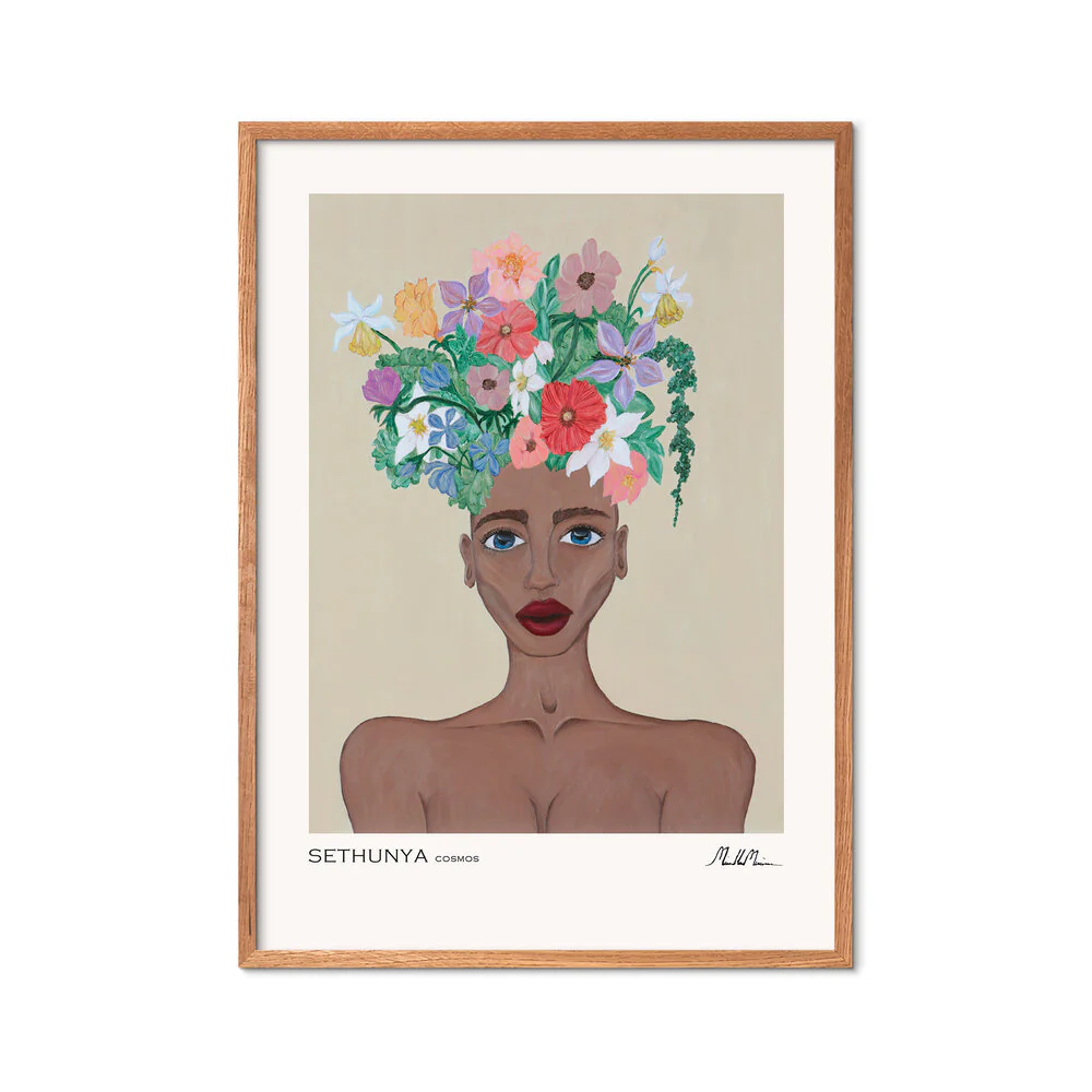 Poster & Frame  Morais Artworks Sethunya Cosmos plakat - mix
