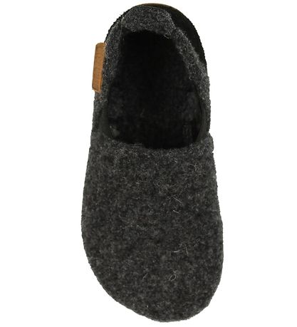 Bisgaard Hjemmesko - Uld - Wool Sailor - Koksgr?