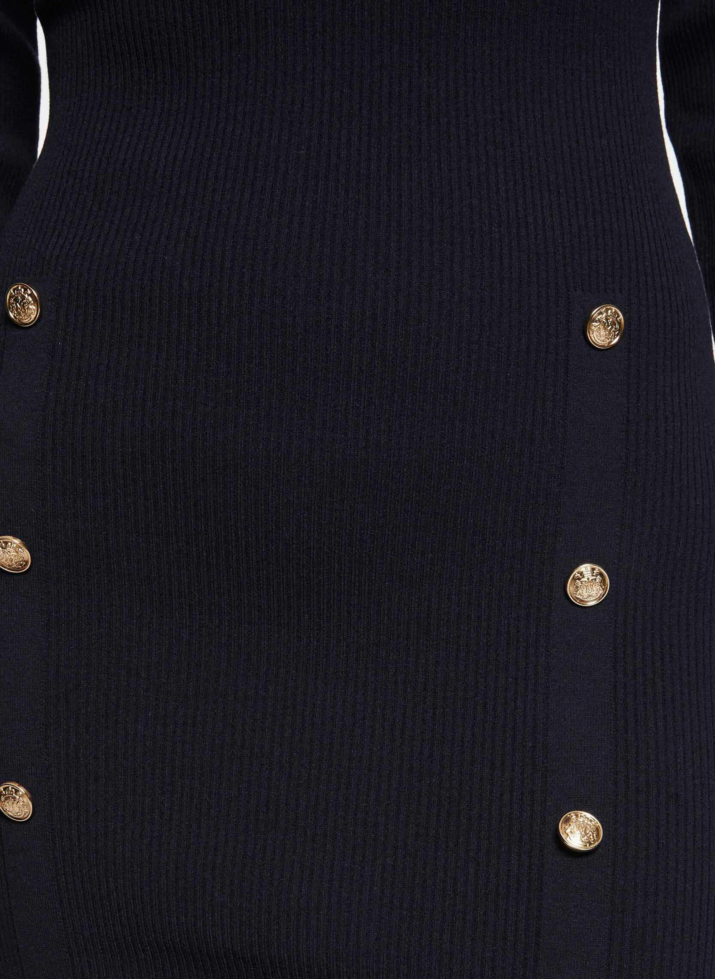 RMBLUE - Robe midi col rond | Bleu