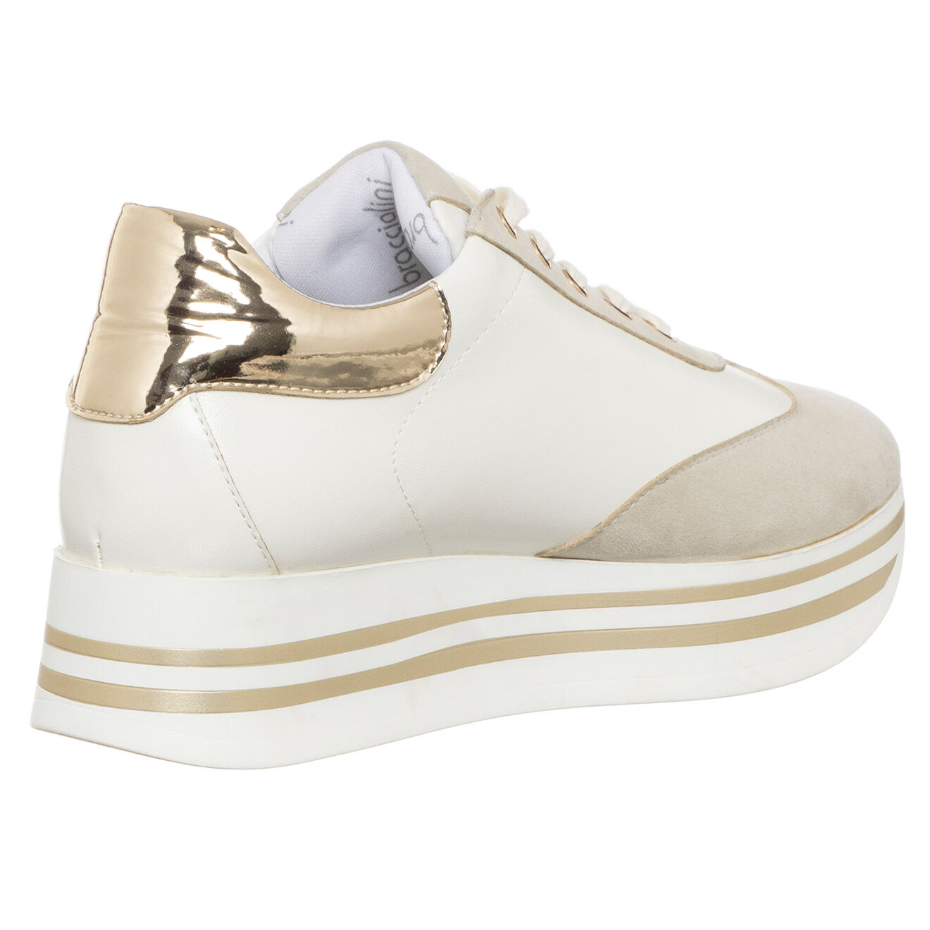 Tua By Braccialini Sneakers Vana blanc/doré