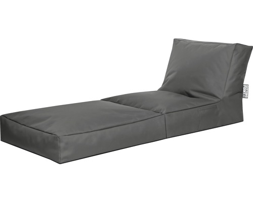 Zitpunt Twist Scuba fauteuil, antraciet, 90x70x80 cm (uitgeklapt 180x70x60 cm)