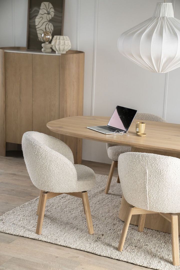 Eetkamerstoel Livia Beige van Eleonora