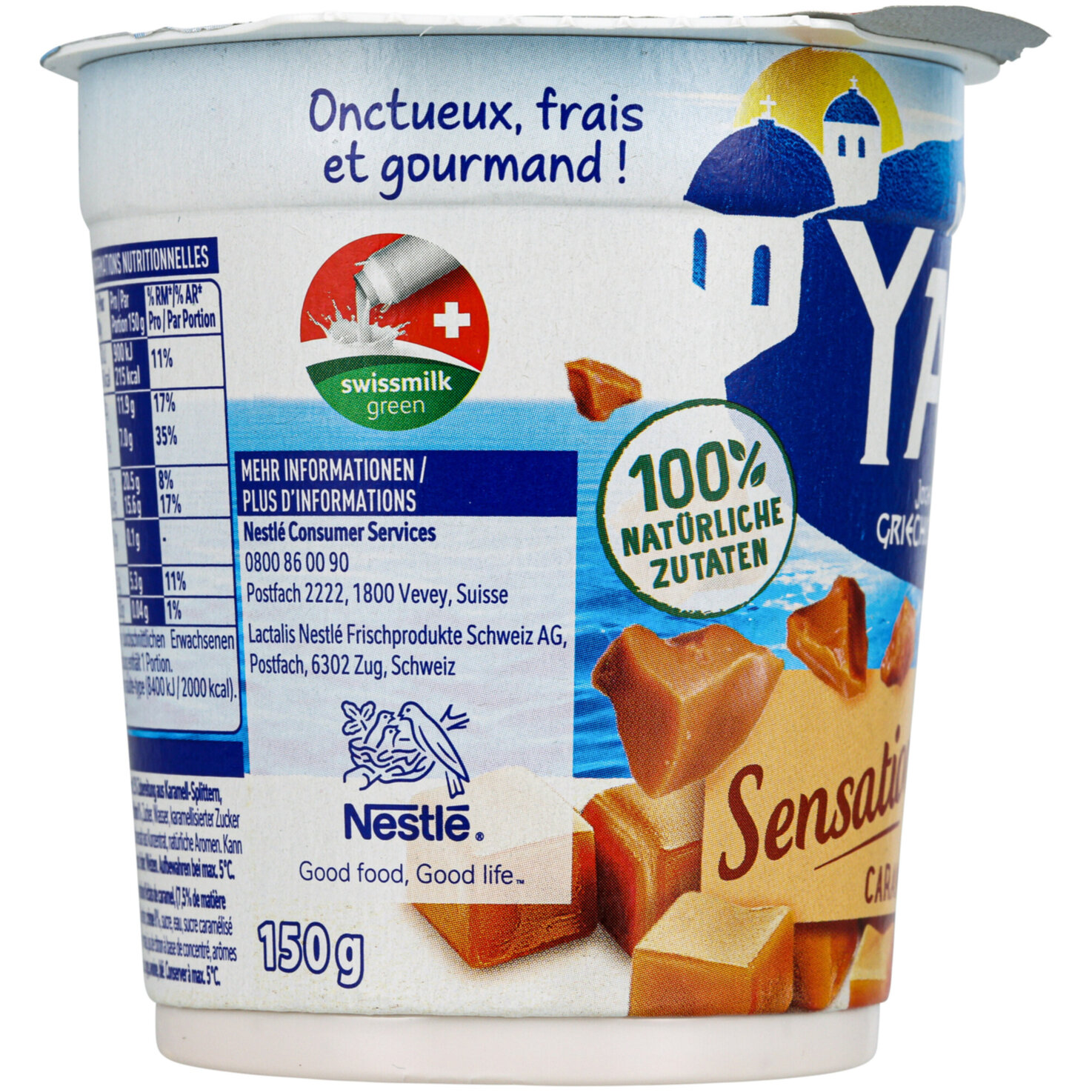 Nestlé YAOS Sensations Caramel 2x150g