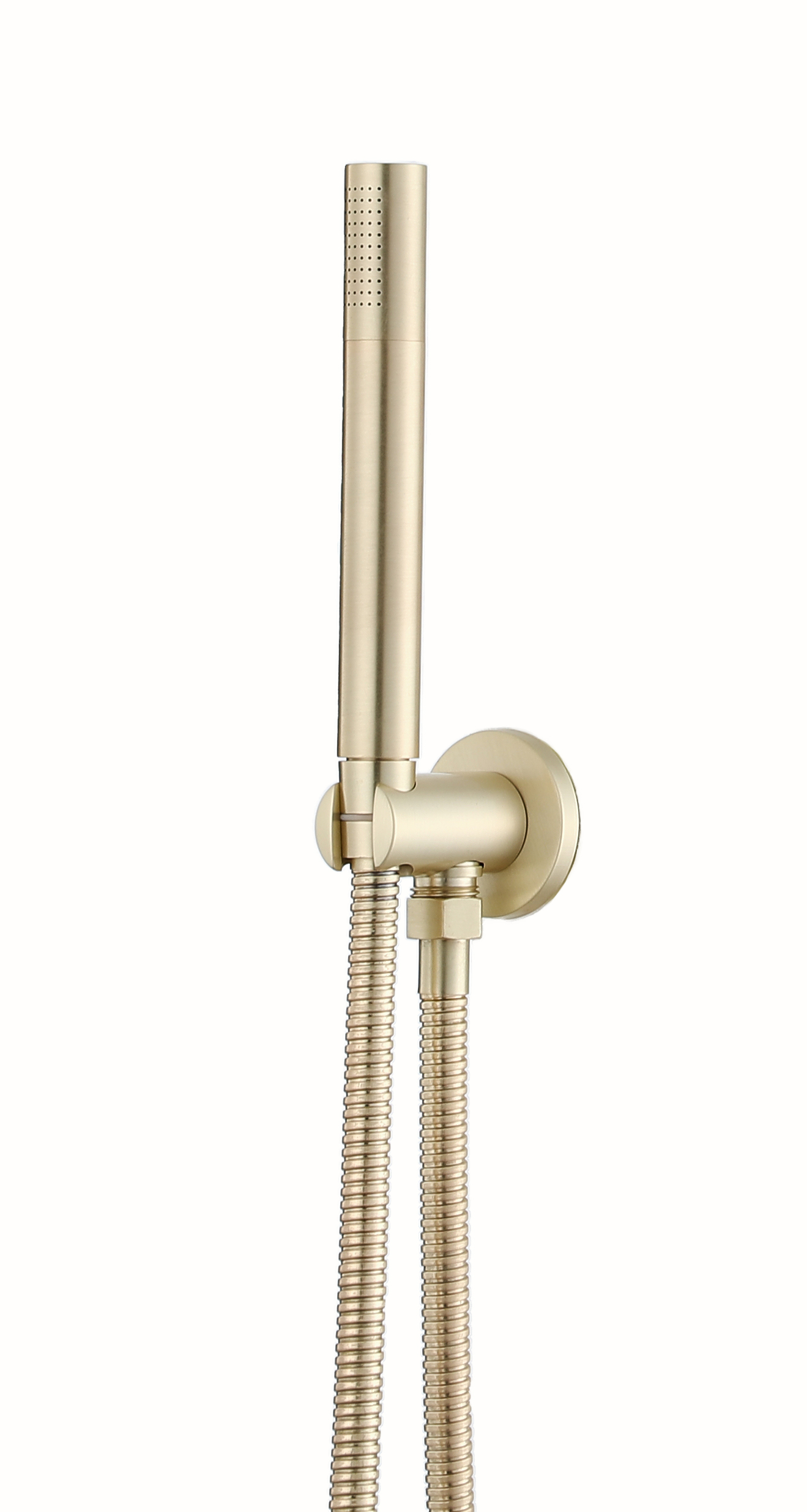 Saniclear Brass inbouw regendouche met plafondarm en 30cm hoofddouche geborsteld messing / mat goud