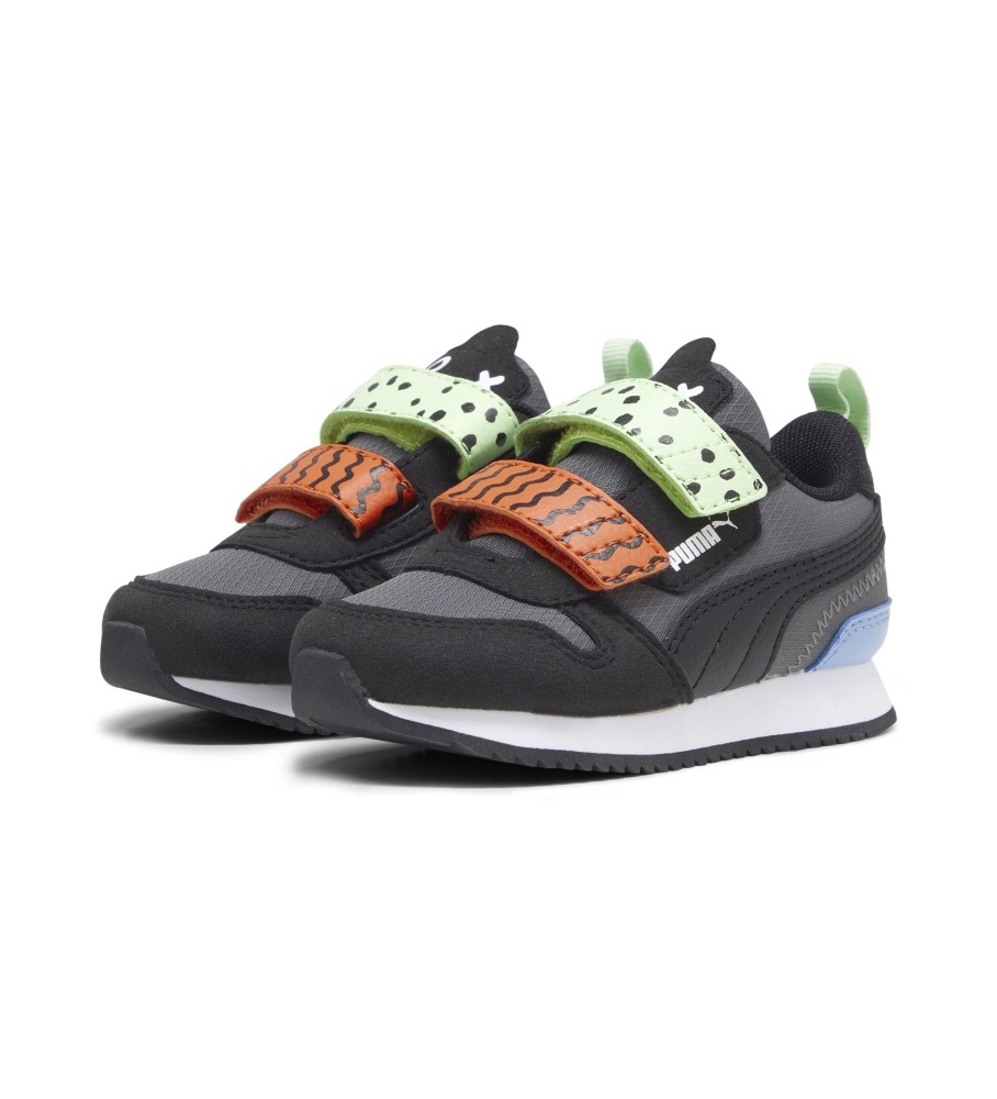 Tênis Puma R78 Mix Match V Cinza Escuro
