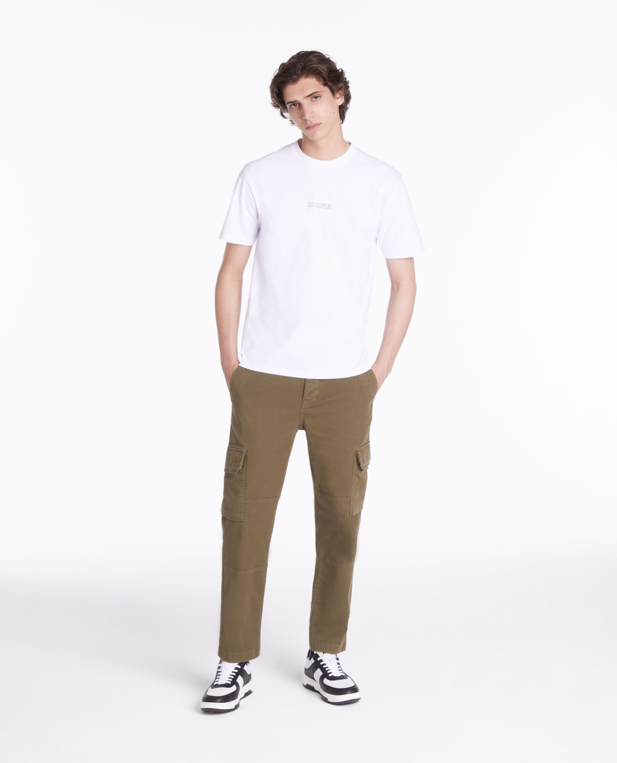 T-shirt blanc avec logo