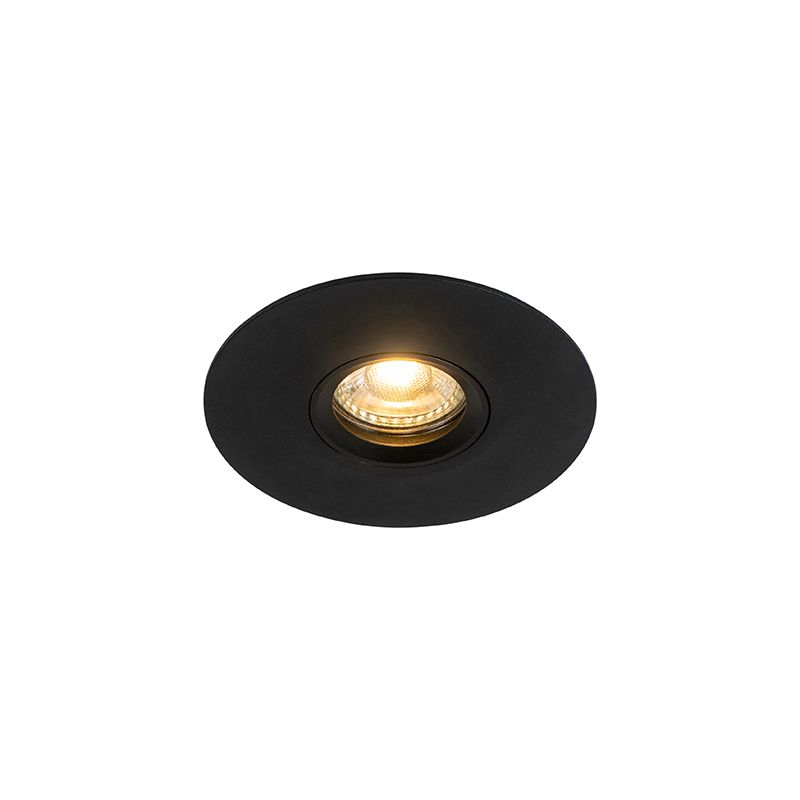 Moderne inbouwspot zwart GU10 50mm - Buco