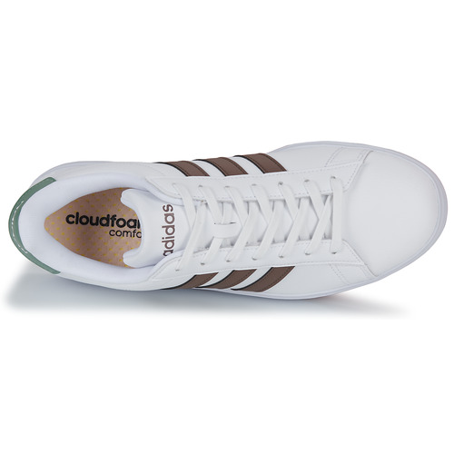 Adidas Sportswear - GRAND COURT 2.0 - Blanc / Marron