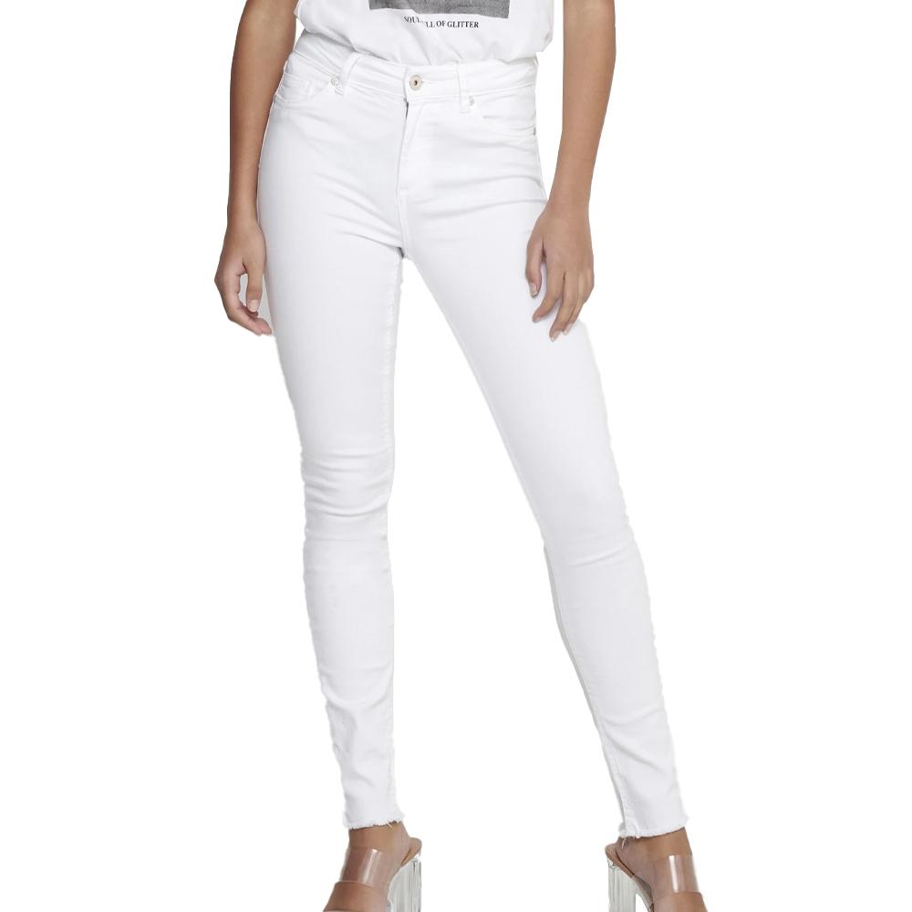 Only Jean Skinny Blanc Femme Only Emel