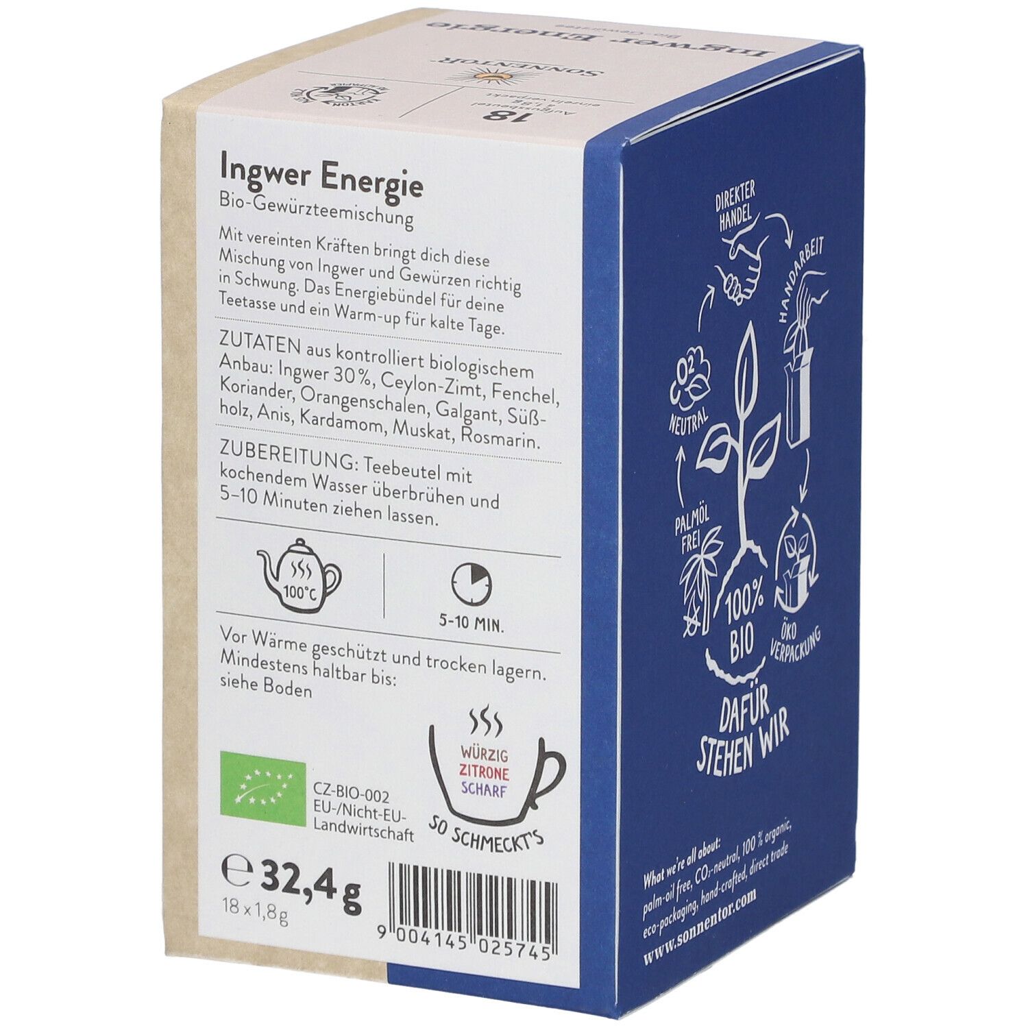 SonnentoR® Ingwer Energie Tee