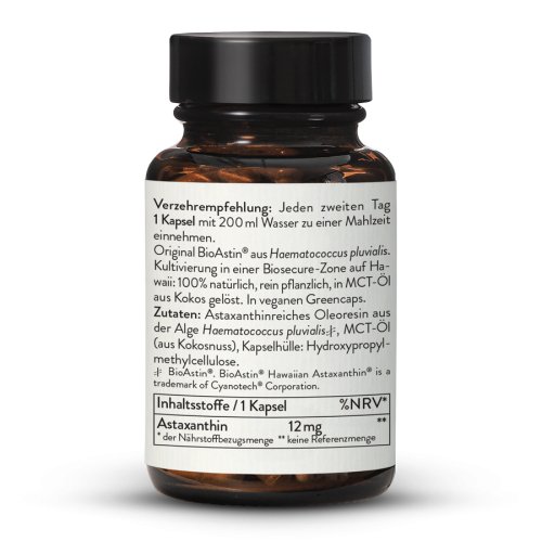 Sunday Natural Products  ASTAXANTHIN 12 mgKapseln BioAstin ®