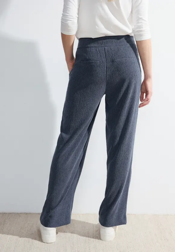Loose Fit Hose - casual denim blue