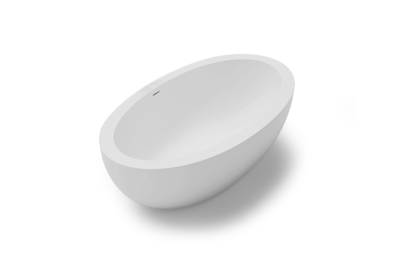 SSI Design Milano Solid Surface Vrijstaand Bad 188x103cm
