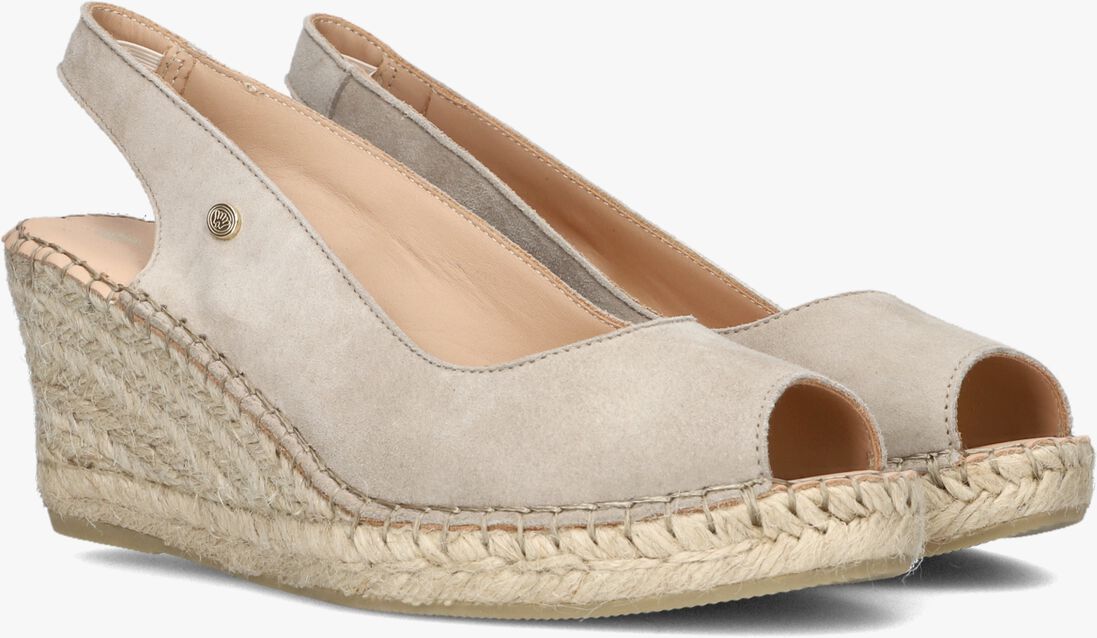 FRED DE LA BRETONIERE taupe fred de la bretoniere espadrilles clare beau
