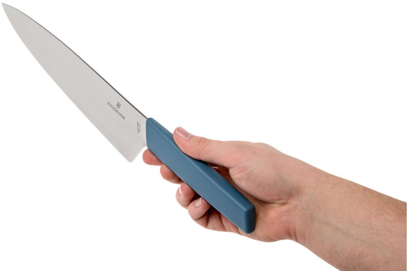 Victorinox Swiss Modern koksmes 20 cm, blauw