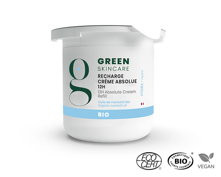 Green Skincare - Hydra Crème Absolue 12H BIO - Refill, 50ml
