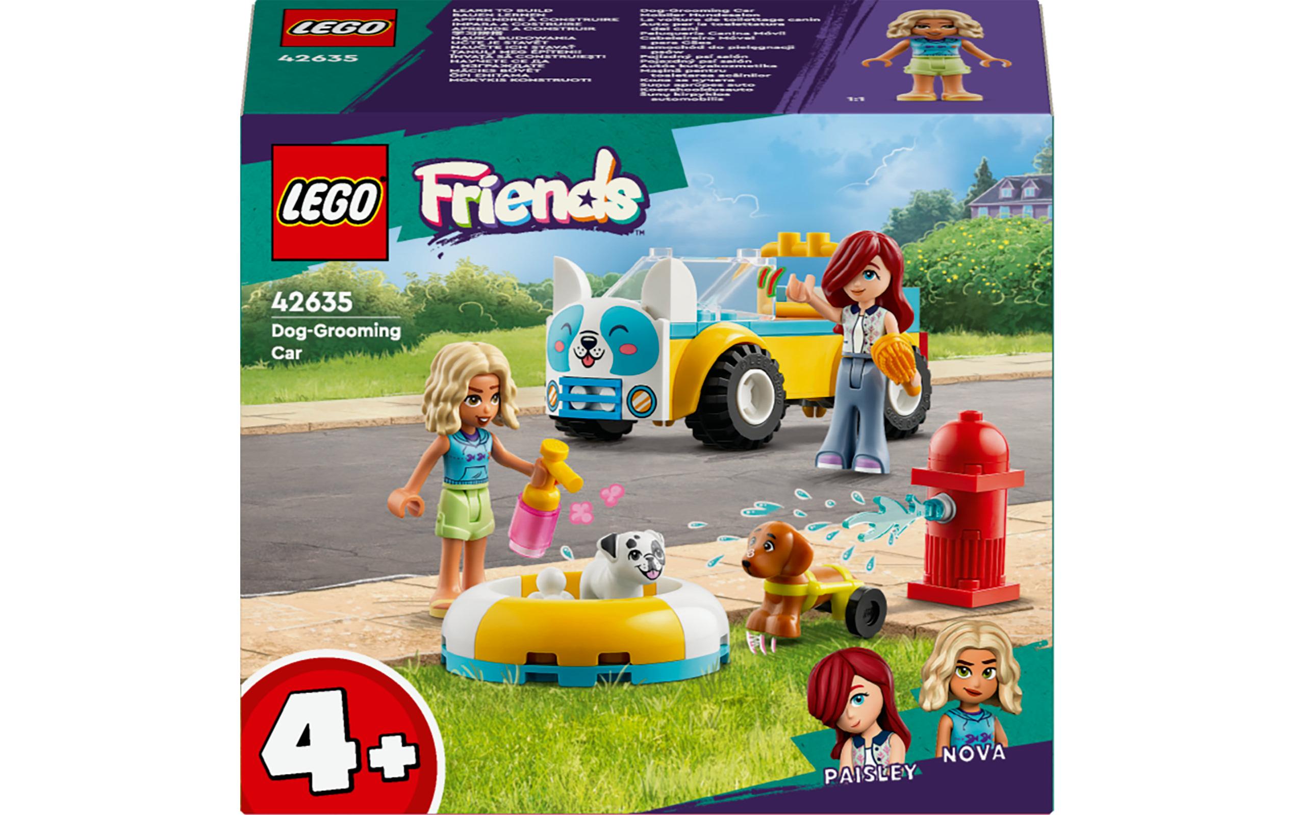 Friends Mobiler Hundesalon 42635Cooles Bau- und Spielset mit Fahrzeug und Tieren