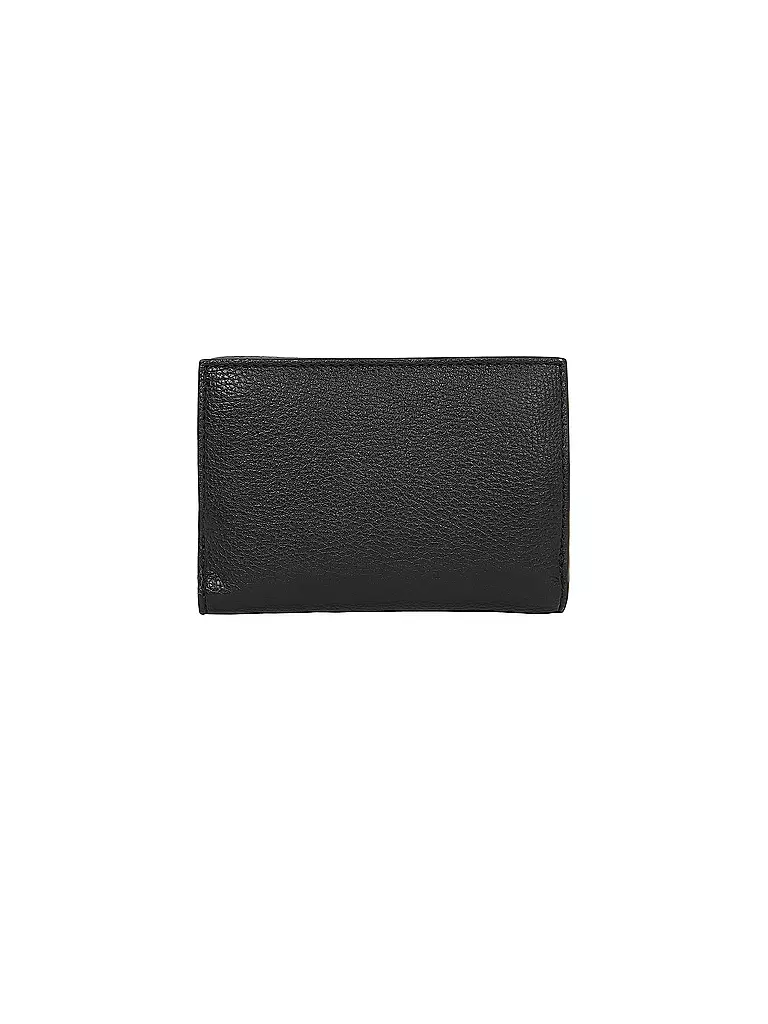 CALVIN KLEIN Geldbörse CK PLAQUE Small schwarz