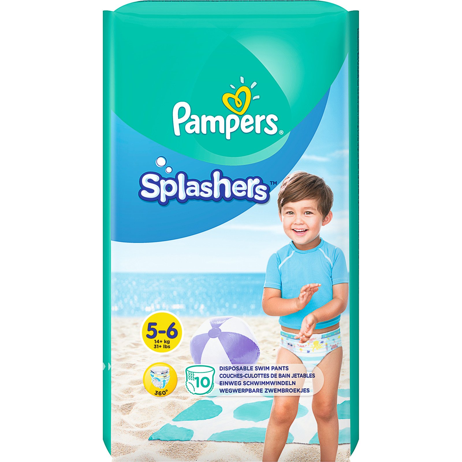 Pampers Schwimmwindeln Splashers Gr. 5-6 10 Stück