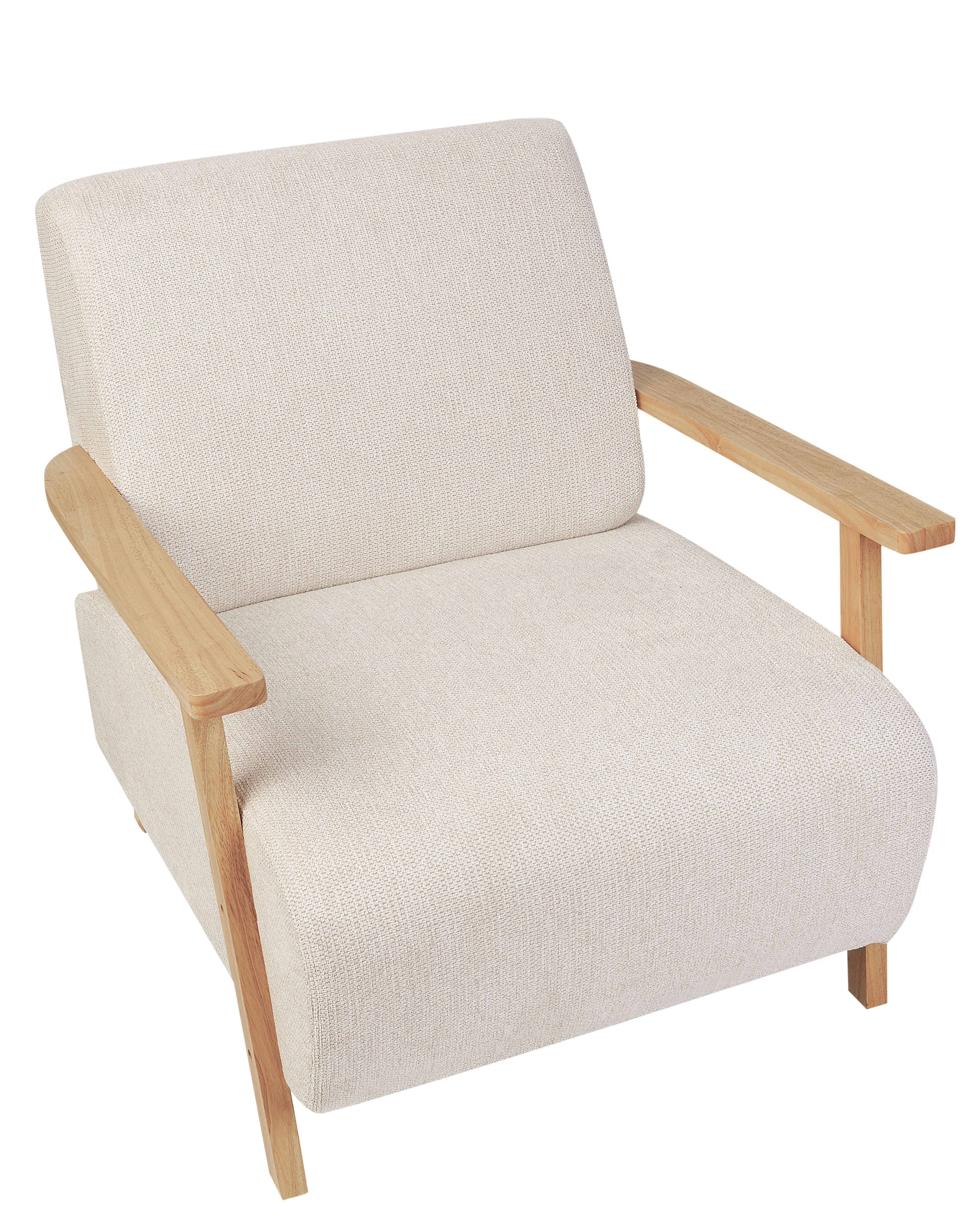 Fauteuil LESJA Stof Lichtbeige