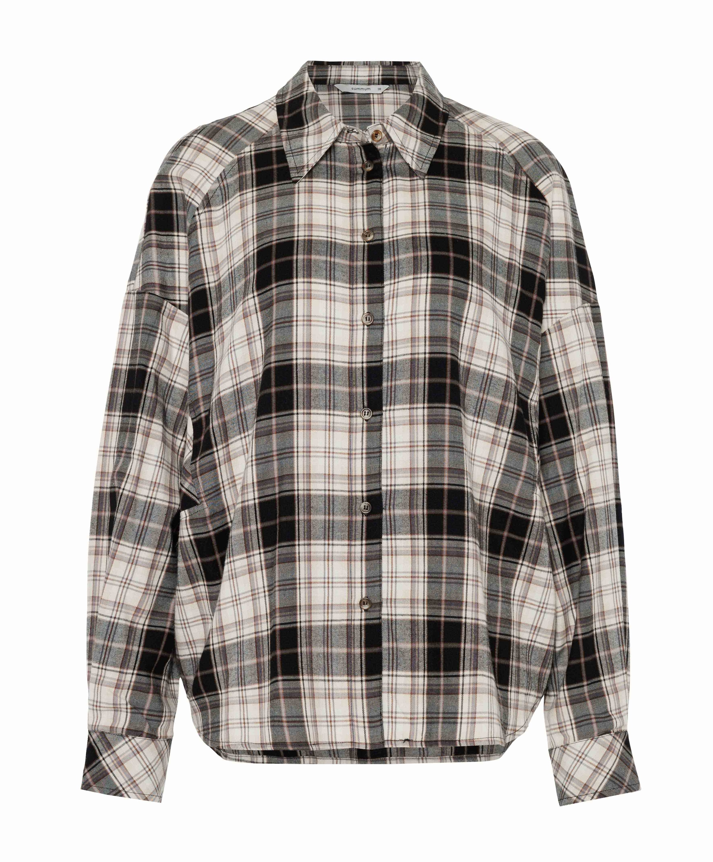 Summum Woman Dames blouse grijs