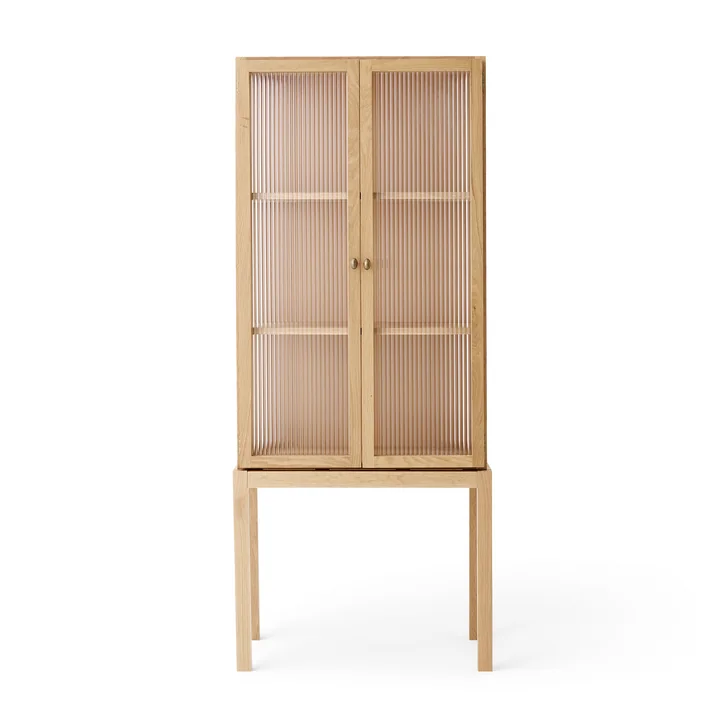 Audo - Curiosity Vitrine H 168 cm, Eiche natur