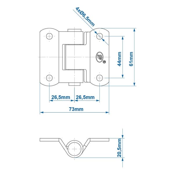 Hengsel SPP ZW-02.40