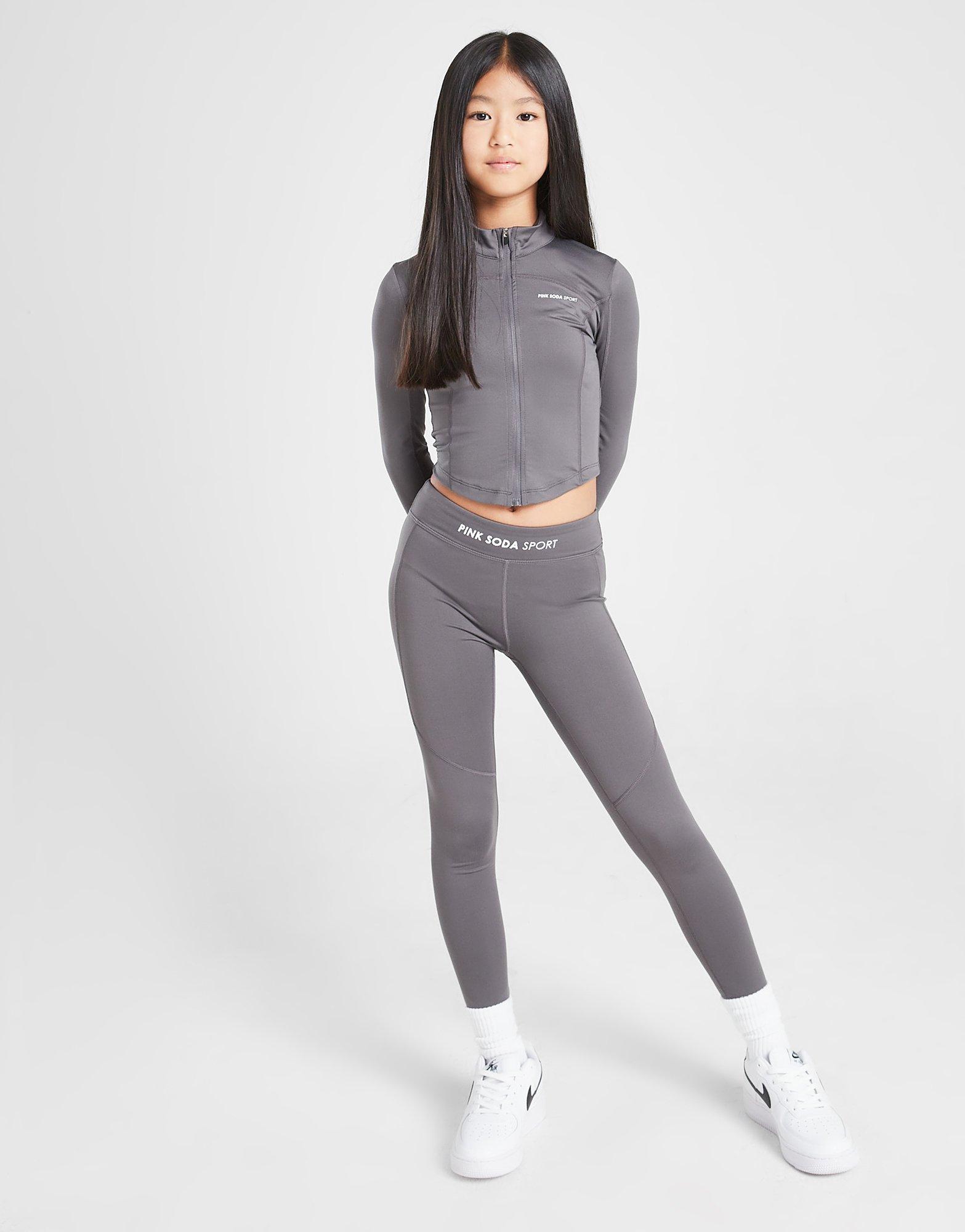 Pink Soda Sport Haut Zippé Fitness Form Junior
