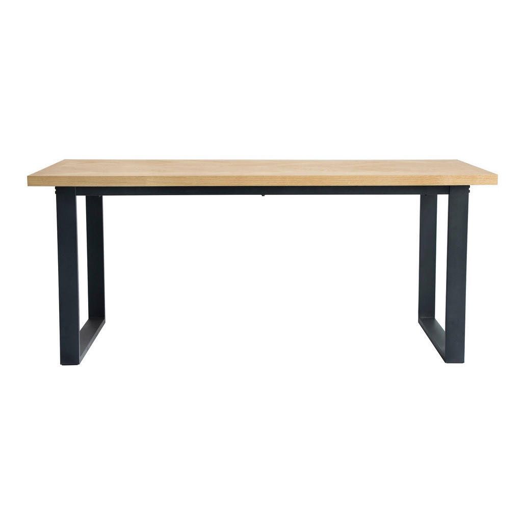 MID.YOU jídelní stůl, dub, Černá, barvy dubu, 140/80/76 cm