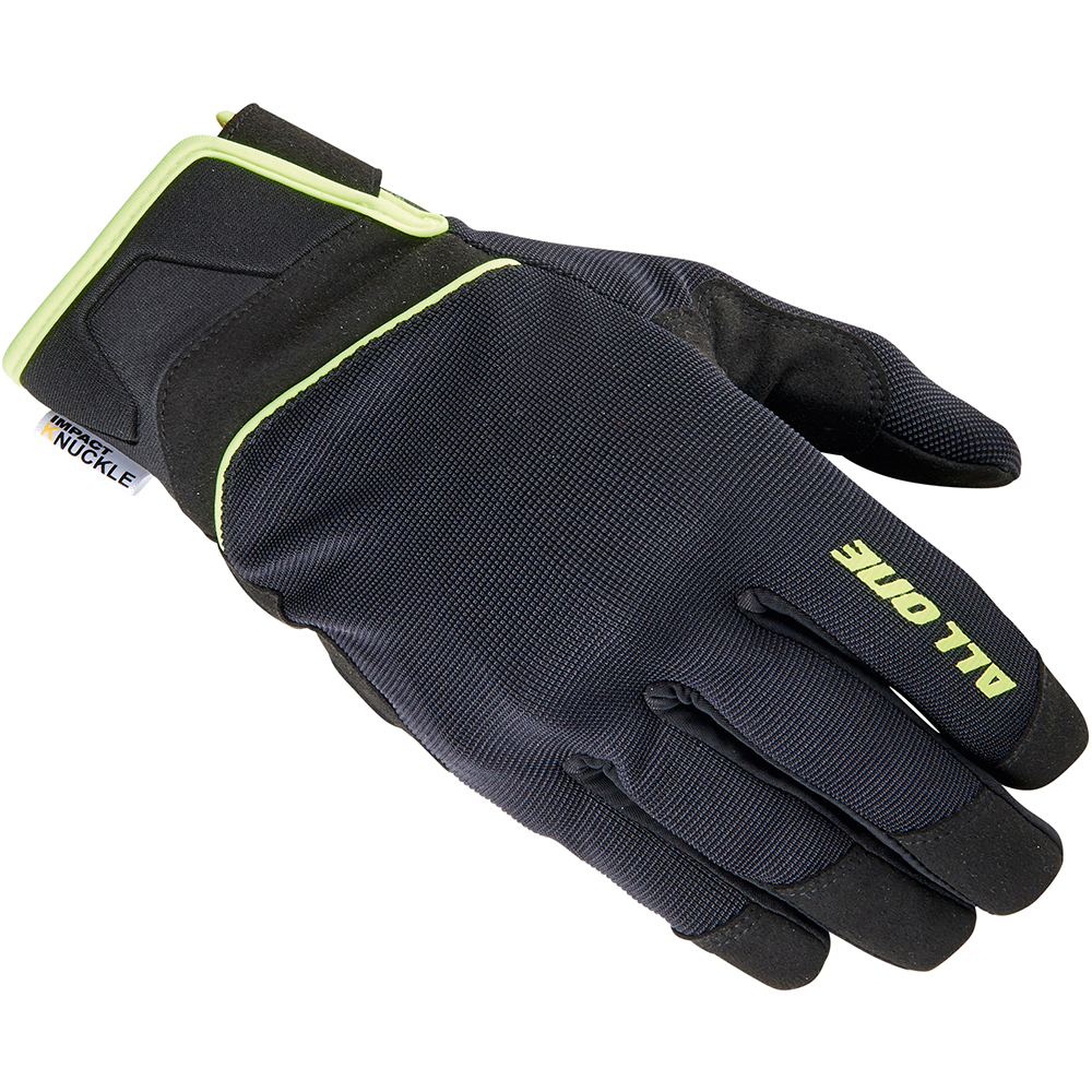 All One - Gants Krypton Noir / Jaune