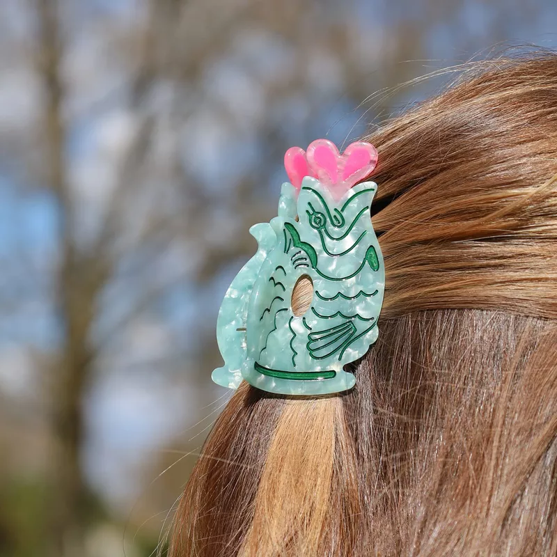 By Stær KOI CARP Hair Clip - Blue