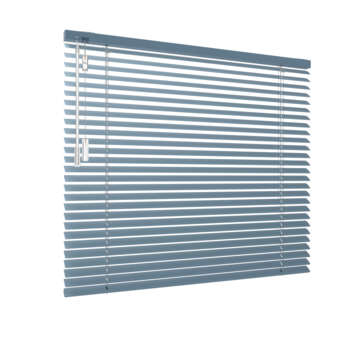 Aluminium Jaloezie Draaikiepraam kunststof of aluminium 5119 metallic blauw 25MM