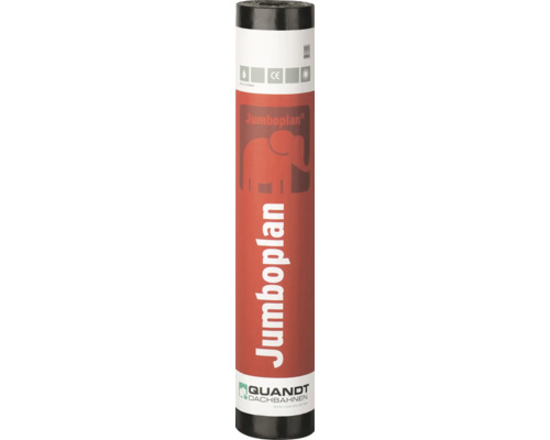 Quandt bitumen lasplaat Jumboplan® PYE PV 250 S5 leirood 5 x 1 m rol = 5 m²