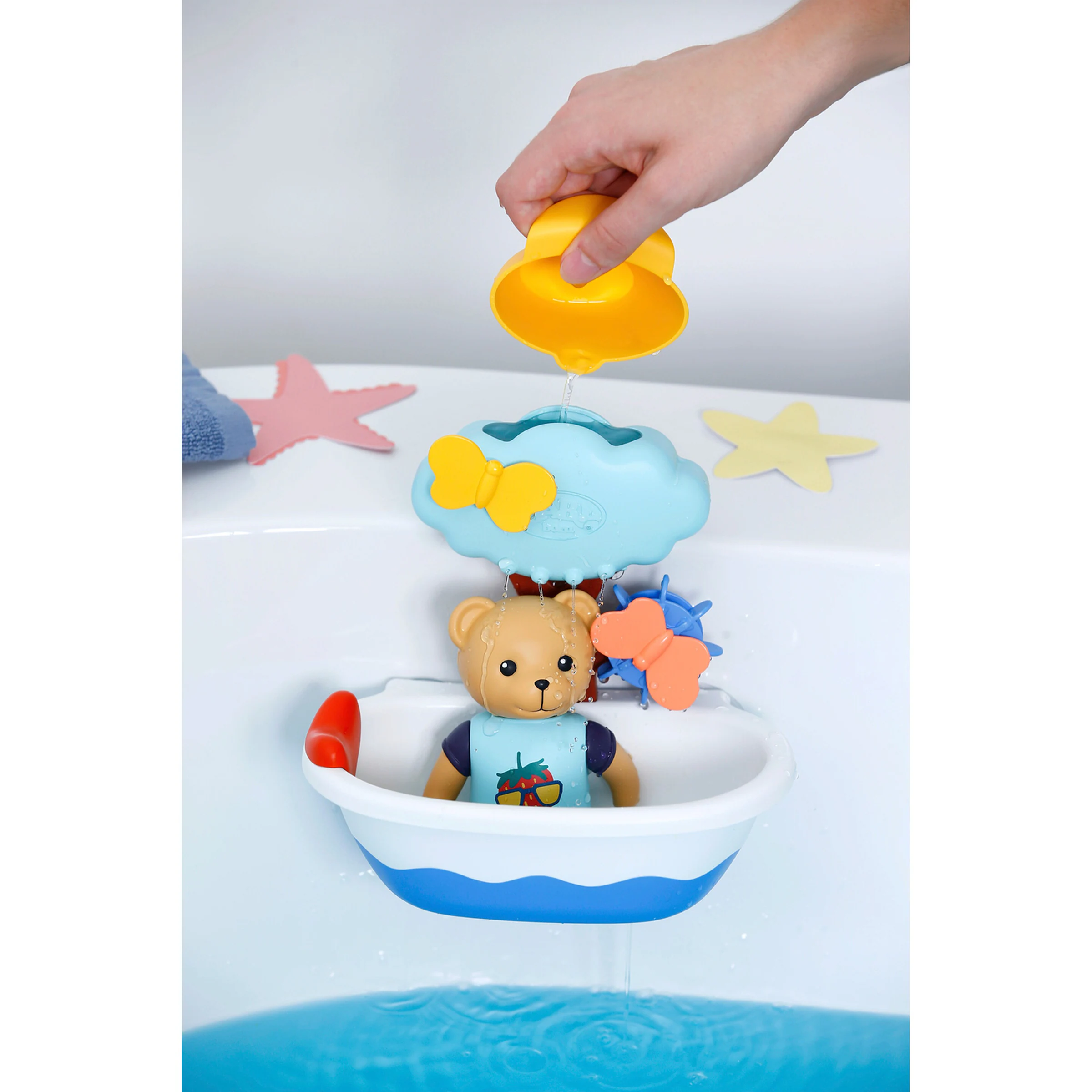 Zapf Creation - BABY BORN Splish Splash Badewanne mit Teddy